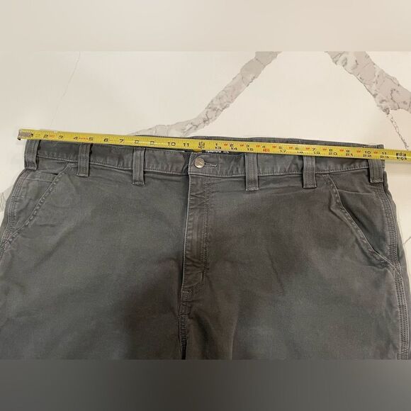 Carhartt Men's Shorts Relaxed Fit Carpenter Cargo Shorts Gray Sz 46 - Picture 6 of 7